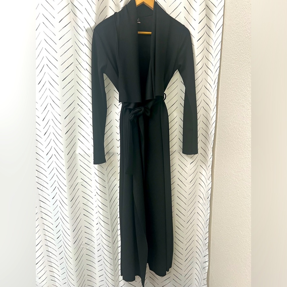 Windsor- Small - Black Trench coat / Dress / Jacket - Picture 3 of 5